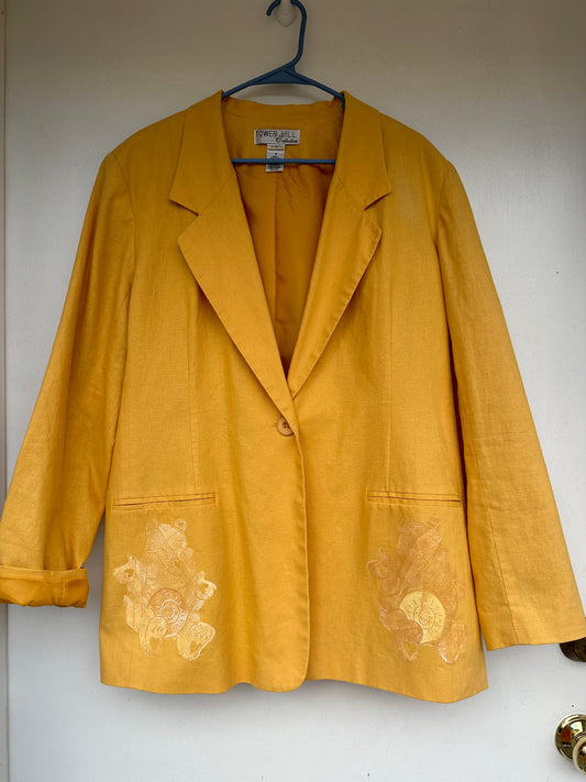 Yellow Gemini Blazer - XXL