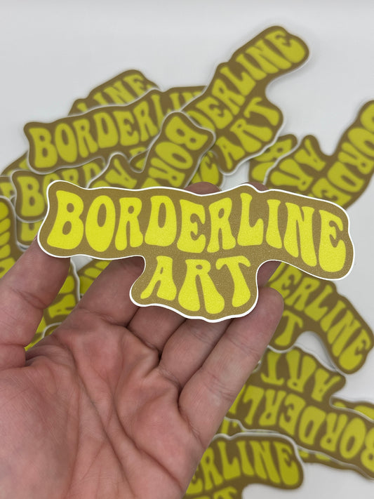 Borderline Art Sticker