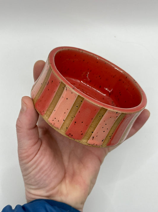 Ceramic Pink Pet Bowl